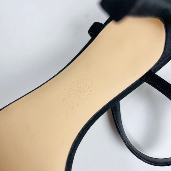 Nina New York Black Satin rhinestone heels size 9 - Picture 5 of 7